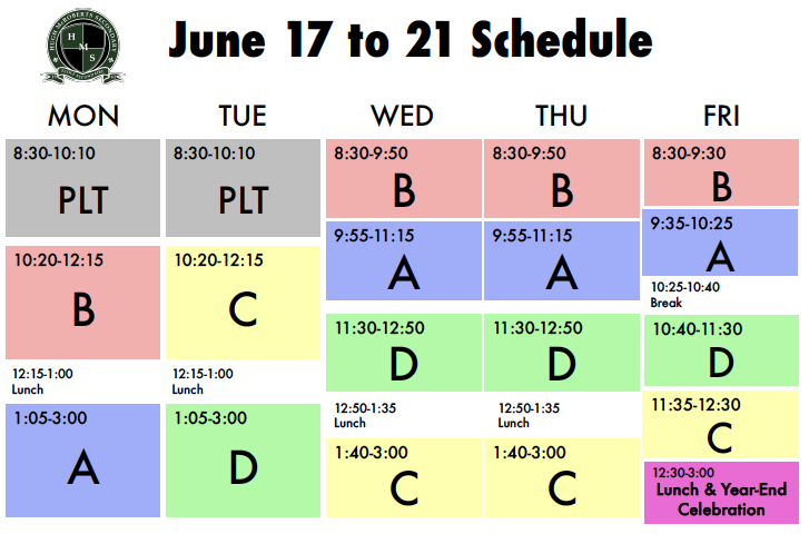 schedule